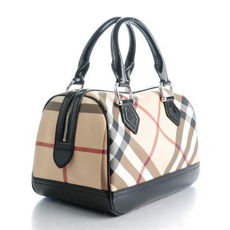 Burberry Nova Check Bowling Bag 